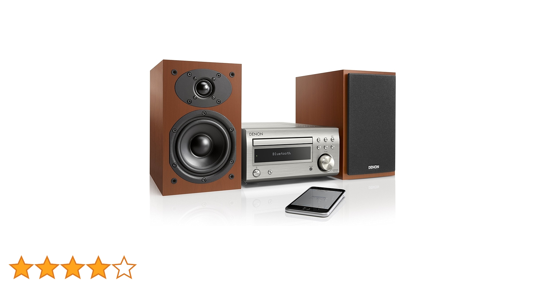 Amazon.co.jp: Denon CDミニコンポ プレミアムシルバー/チェリー [RCD